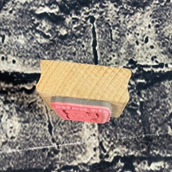 Katie & Co IT'S A SHOWER Rubber Stamp Wood - Picture 3 of 6